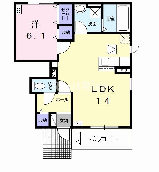 スーリールの間取り|間取図