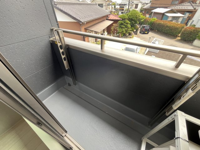 リーブルファイン春日部樋堀のバルコニー|陽当たり良好なバルコニーです