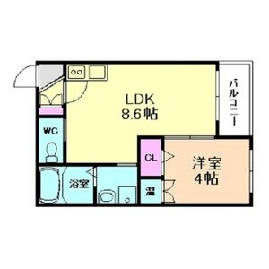 F asecia 千本北の間取り