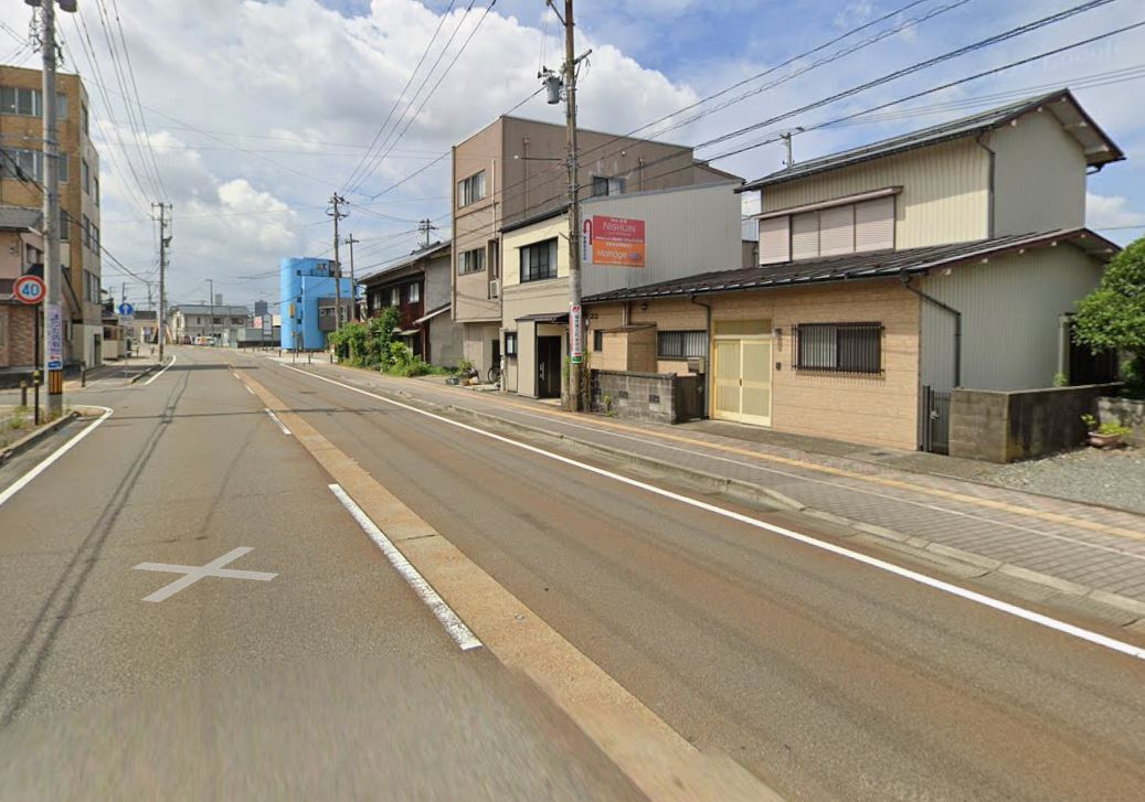 福井市文京1丁目　土地の前面道路含む現地写真