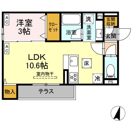 アルベート湘南台の間取り