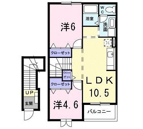 サンヒルズＹ・Ｋの間取り