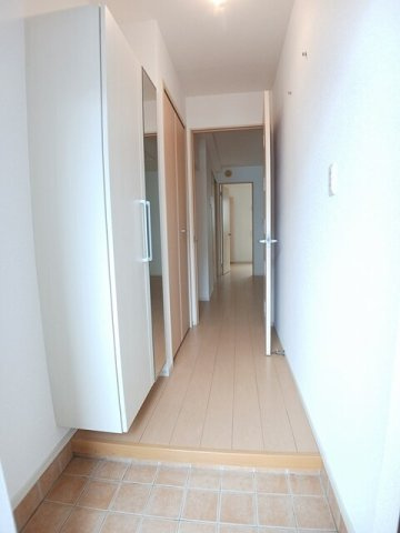 ミレーユⅢの玄関|収納もある玄関です