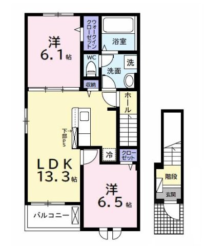 【間取り】 | カーサ　フィオーレ