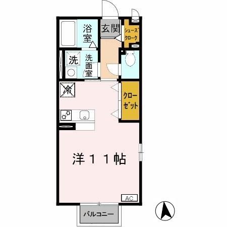 Comfort(コンフォート)紘の間取り