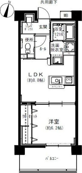 ココドール鳴子の間取り