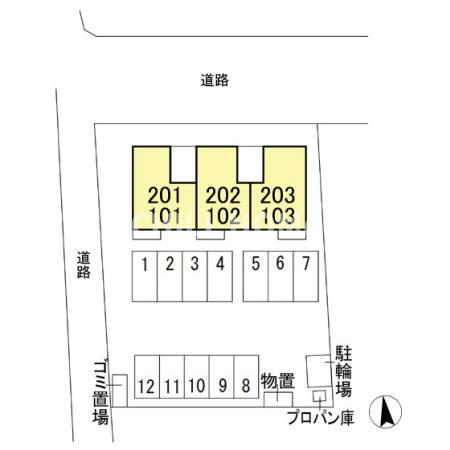 ルミナス・オリエンタルコートの区画図|当社、チルホームのHPもご覧ください(^^)/物件情報多数♪