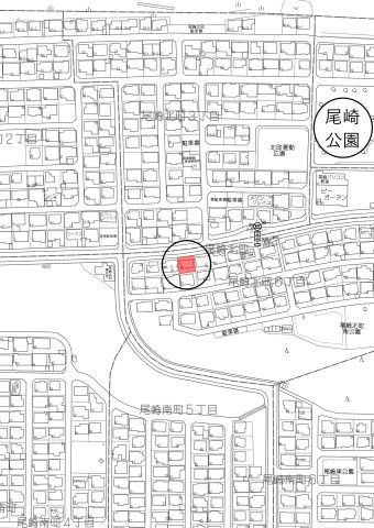 中古住宅　尾崎北町6丁目の地図