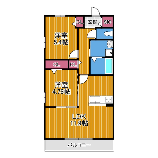 Grand Nord Ⅰの間取り