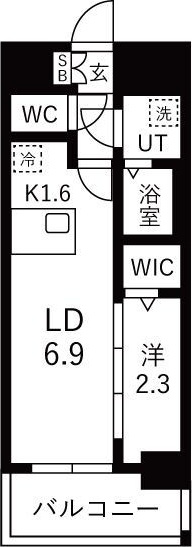 メイクスアート名古屋城西の間取り