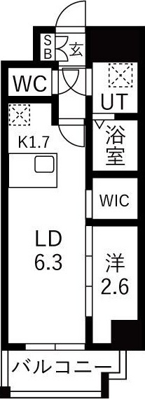 メイクスアート浄心の間取り