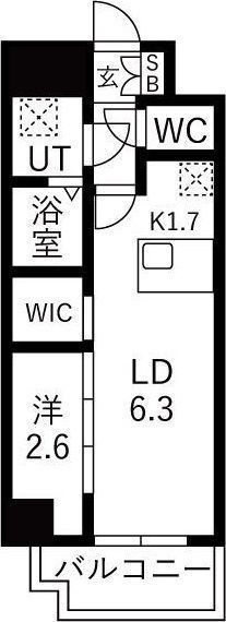 メイクスアート浄心の間取り