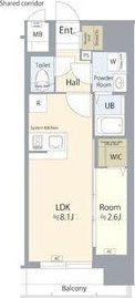 エスリード名古屋STATION NORTHの間取り