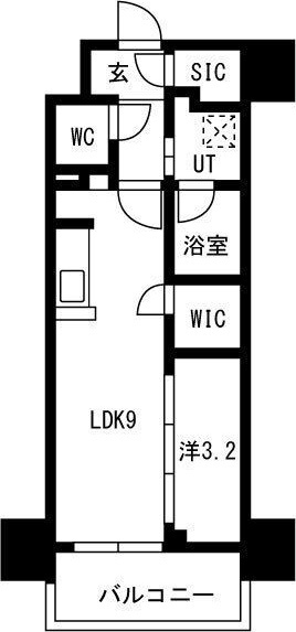メイクスアート名駅WESTの間取り
