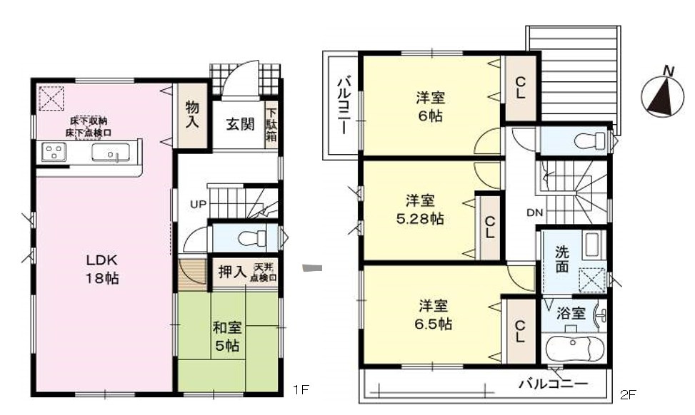 ファーストタウン神戸市第２４北区広陵町の間取り