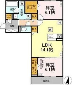 プルミエラムールの間取り