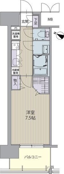 パルティール笠寺の間取り