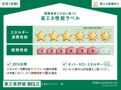 【省エネ性能ラベル】 | ひまわりメゾン