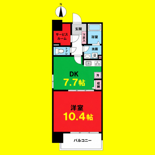 willDo太閤通　名古屋市賃貸　仲介手数料無料の間取り