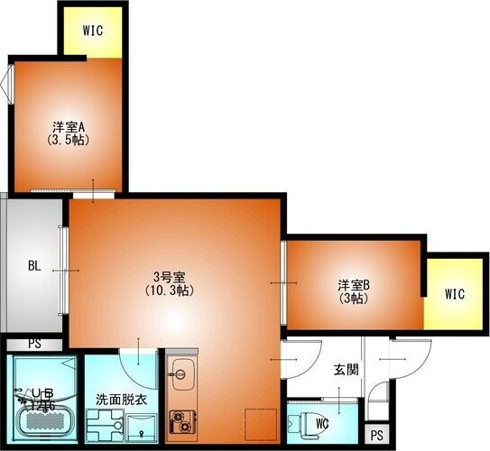 REGALEST名駅西の間取り