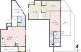 Ｒｅｓｉｄｅｎｃｅ　ｄｅ　池下の間取り
