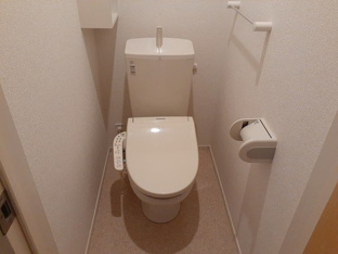 トイレもきれいです