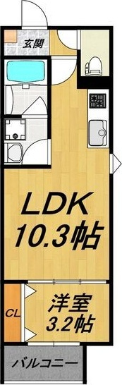 LECOCON上飯田の間取り