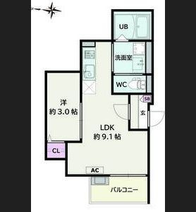 Jack hosokomeⅠの間取り