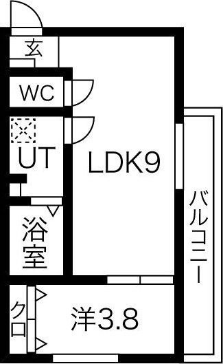 BELLE ROSE港北の間取り