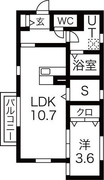 ATLAS KITAHARA WESTの間取り