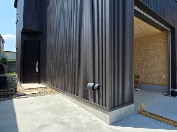 (仮称)Garagehouse3のエントランス
