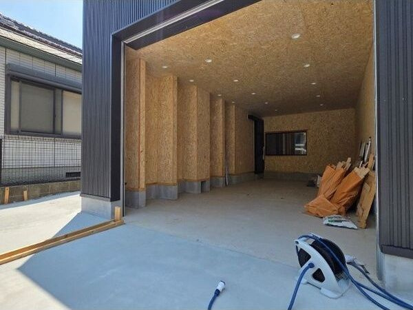 (仮称)Garagehouse3の駐車場
