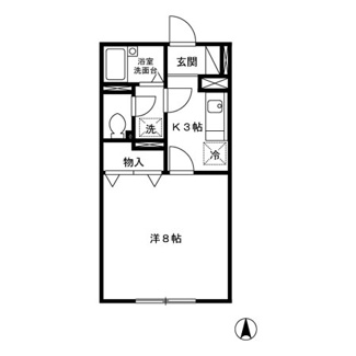【間取り】 | グリーンライフ桂木　Ａ
