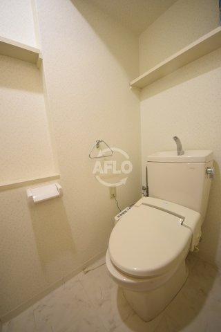 パインコート松屋町　中央小学校区のトイレ|パインコート松屋町　温水洗浄便座