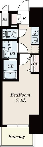 S-RESIDENCE豊国通 の間取り