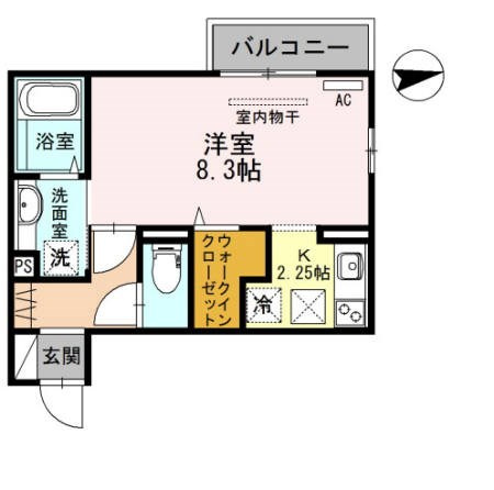 プラージュ武庫川B棟の間取り