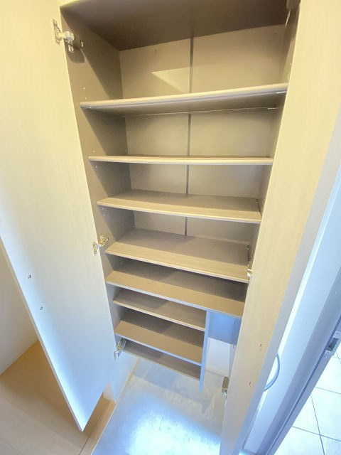 プラージュ武庫川A棟の収納|こまごまとしたものを収納できそうですね