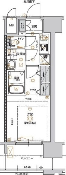 CREST TAPP平安通の間取り