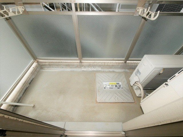 エイペックス松屋町ヴァンデュールのバルコニー