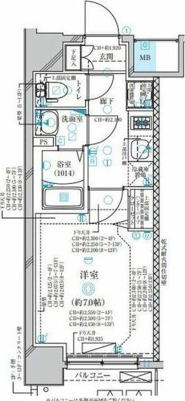 ディアレイシャス名古屋太閤通Ⅲの間取り