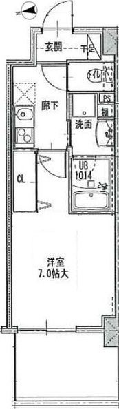 ジュール亀島の間取り