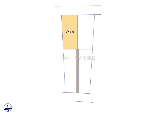 【区画図】 | 一宮市開明字杁西郭15『仲介料無料』新築戸建て | A号棟