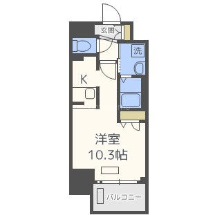 プレサンス新町ウィズジョイの間取り