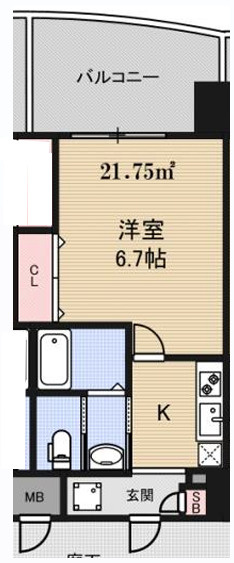 Luxeドーム前Ⅱの間取り