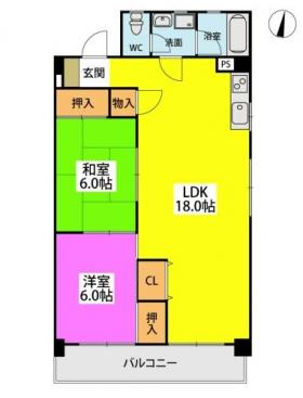 サンコーポあまのの間取り