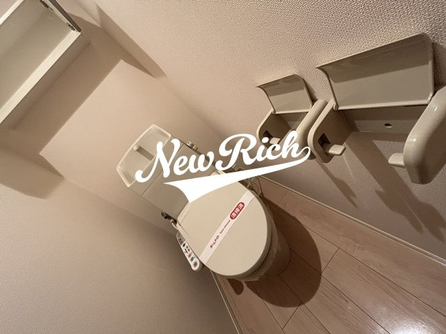 伊勢崎市田中町のアパートのトイレ