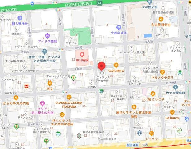 LINC　MARUNOUCHIの地図