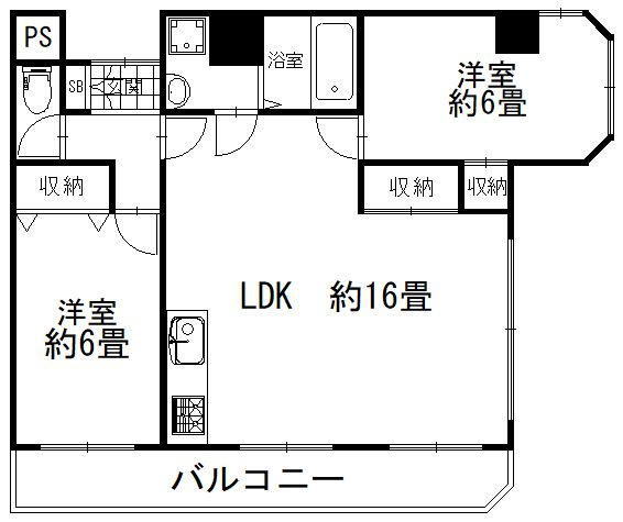 サンパレス21御影山手の間取り