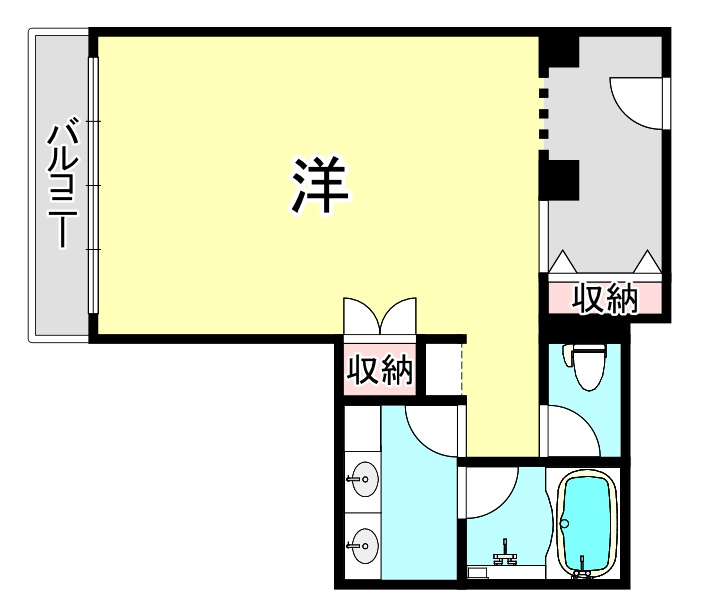 おおきに東心斎橋ビルの間取り