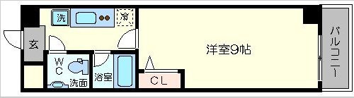Gran Pino 立売堀の間取り|HF阿波座レジデンス　開放感ある間取り